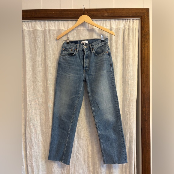 Re/Done | Jeans | Redone 7s Stove Pipe High Rise Like New | Poshmark